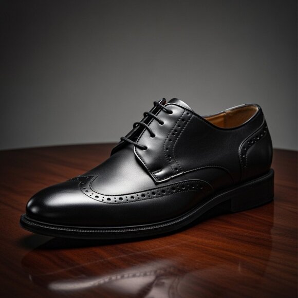 Nunn Bush Black Leather Comfort Gel Oxfords Men\'s Size 10 M Lace Up Dress Shoes main image 10